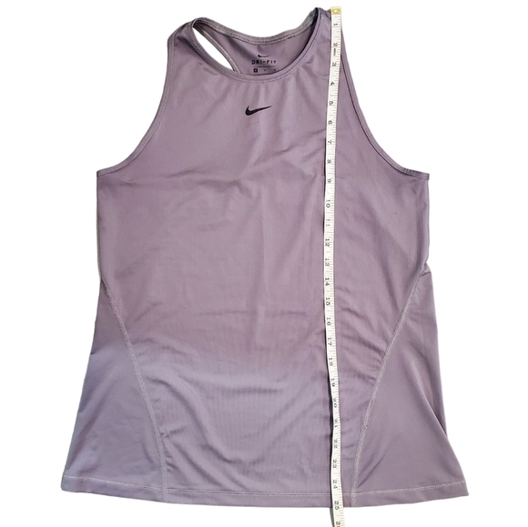 Nike Dri-Fit Tank Top Womens Size Medium Gray Crew Neck Training Top - Picture 6 of 11